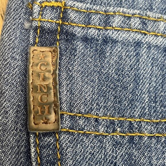 Cinch Jeans Mens 30x36 Blue Denim Straight Leg Cowboy Western Rodeo Pants - Picture 4 of 15